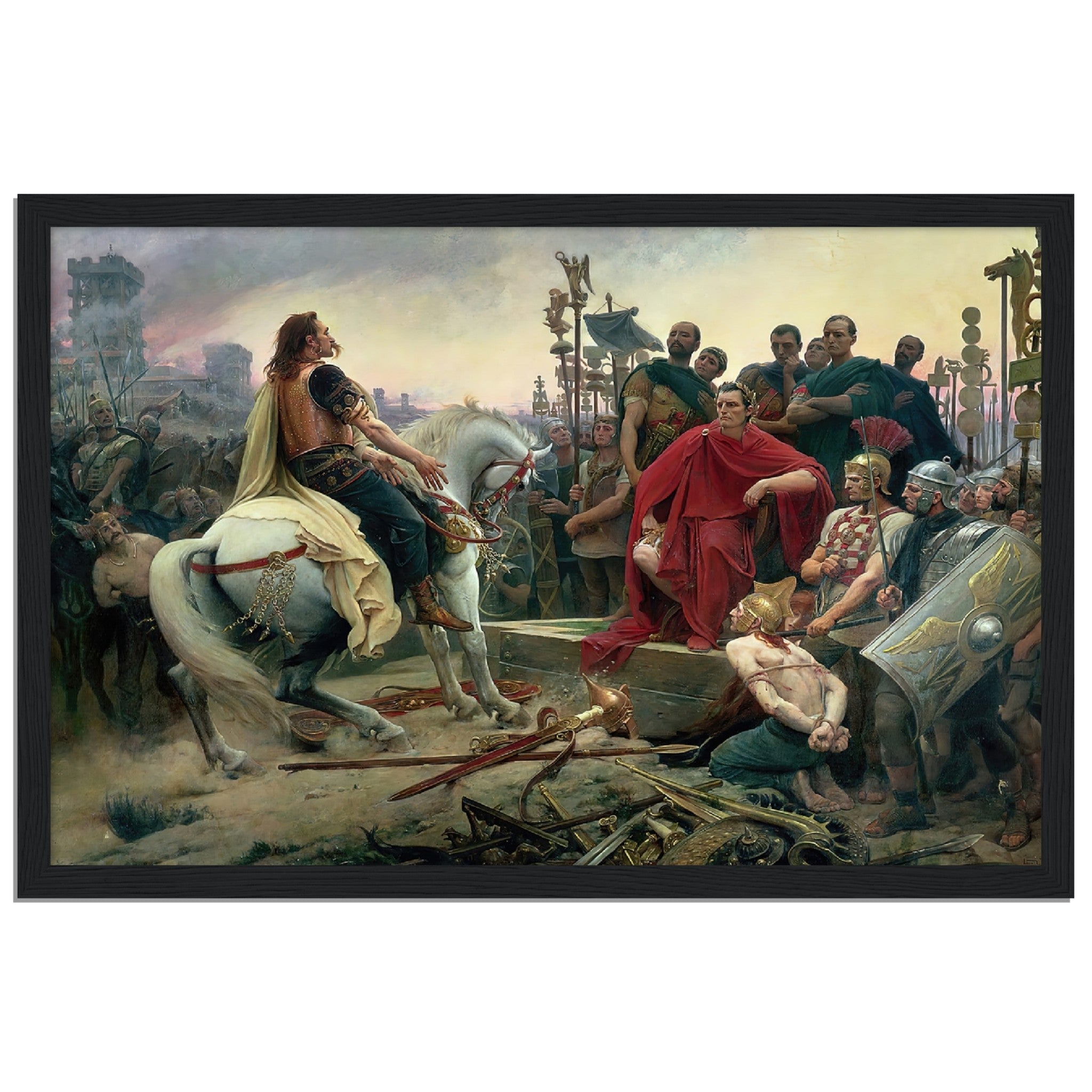 Vercingetorix Surrenders to Caesar by Lionel Royer | Master's Gaze
