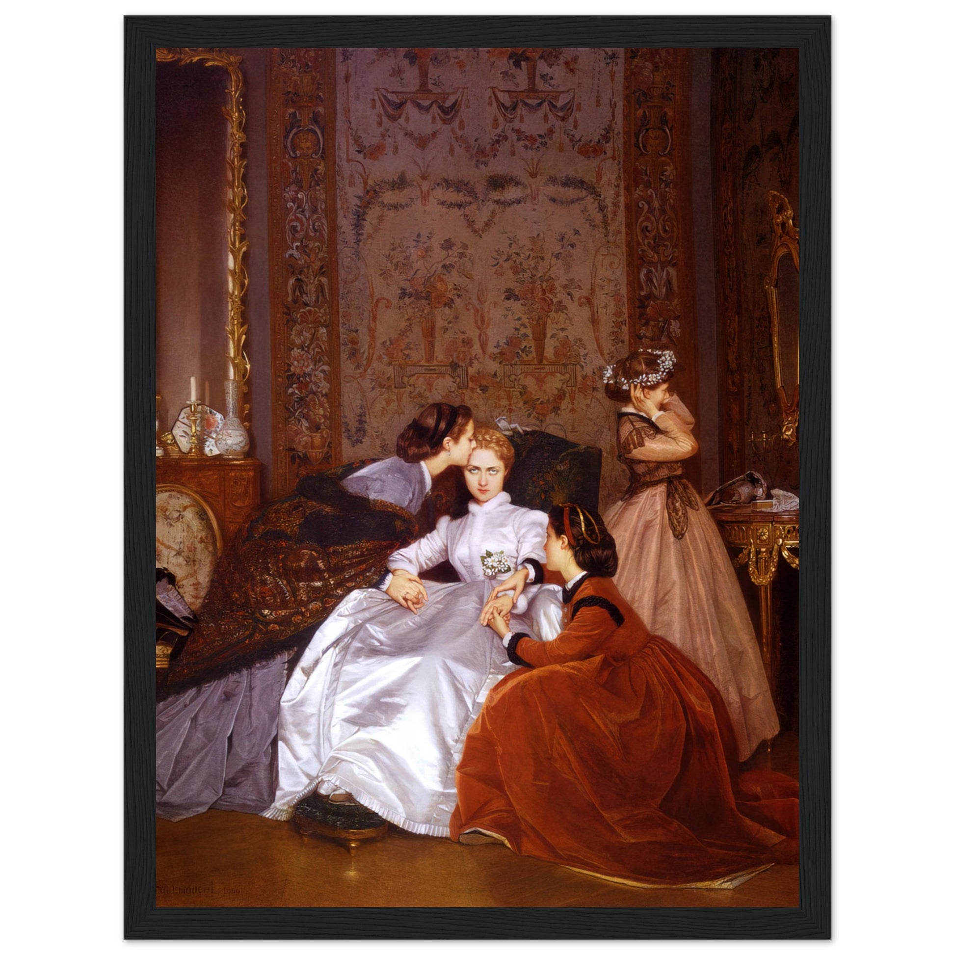 The Reluctant Bride (1866) by Auguste Toulmouche