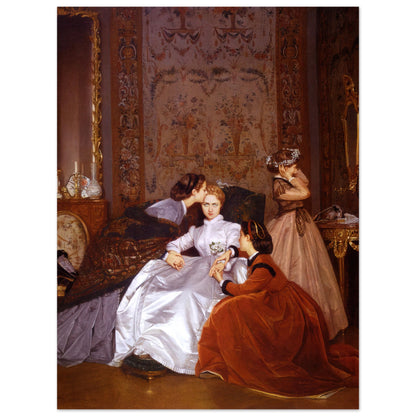 The Reluctant Bride (1866) by Auguste Toulmouche