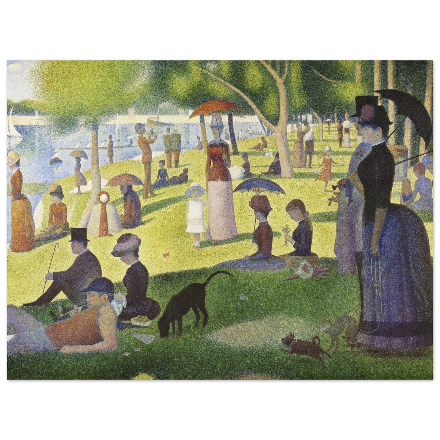 A Sunday on La Grande Jatte (1884) by Georges Seurat - Print Material - Master's Gaze