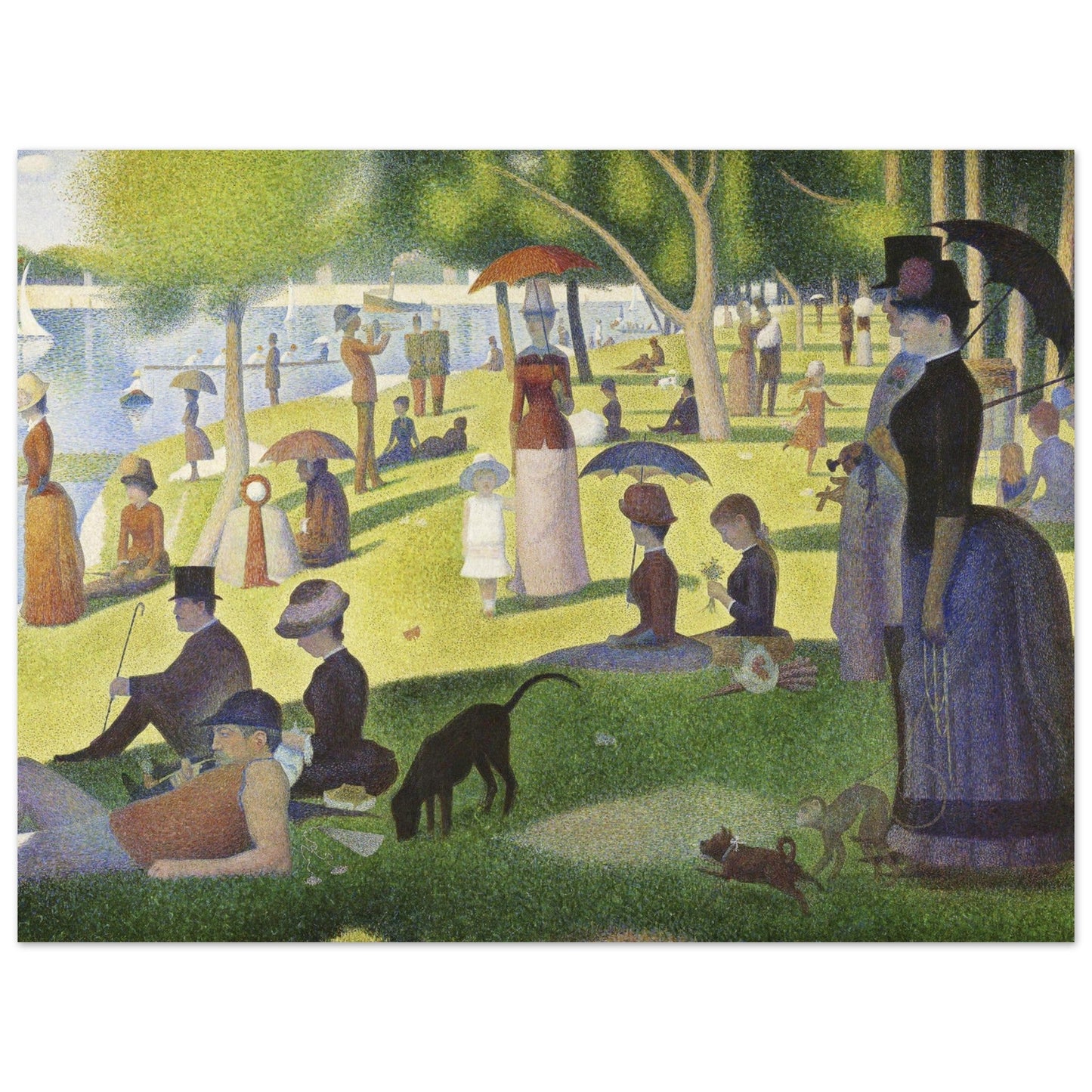 A Sunday on La Grande Jatte (1884) by Georges Seurat - Print Material - Master's Gaze