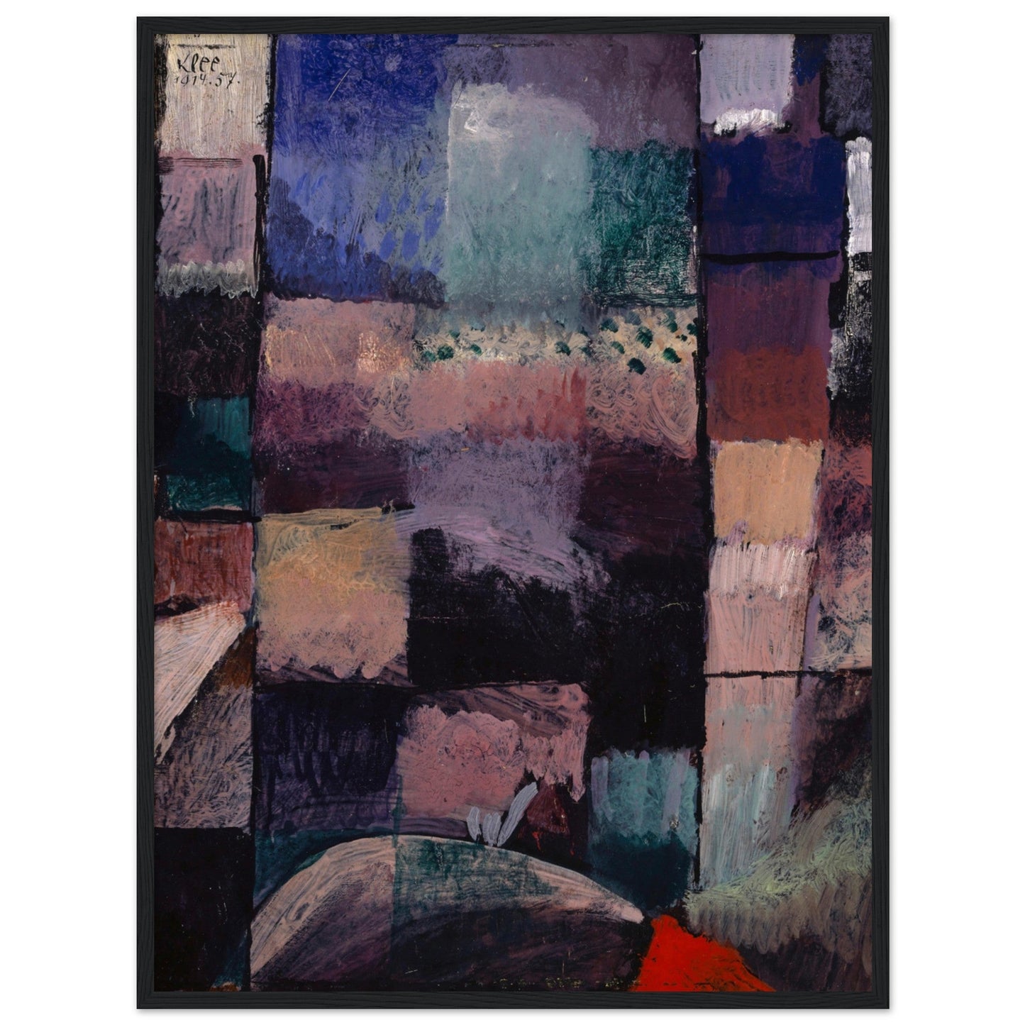 About a motif from Hammamet (1914) by Paul Klee - Print Material - Master's Gaze