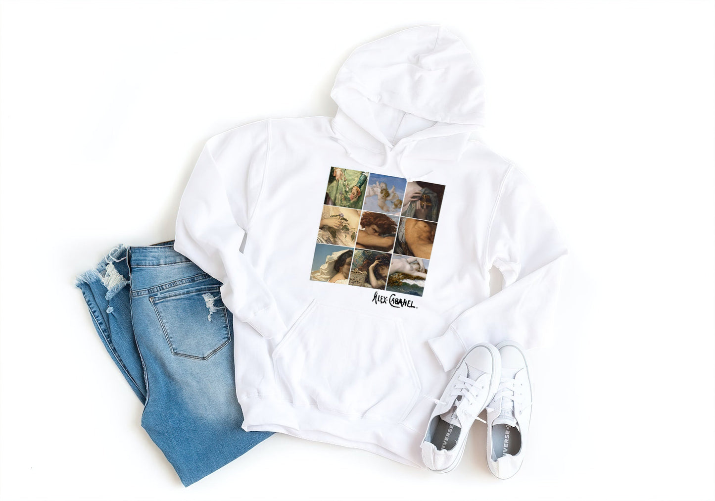 Alexandre Cabanel, Hoodie Art Apparel Collection - Print Material - Master's Gaze