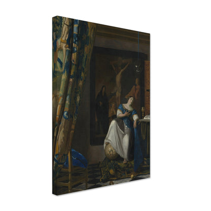 Allegory of the Catholic Faith (ca. 1670–72) by Johannes Vermeer - Print Material - Master's Gaze