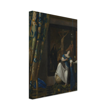 Allegory of the Catholic Faith (ca. 1670–72) by Johannes Vermeer - Print Material - Master's Gaze