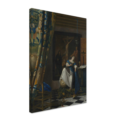 Allegory of the Catholic Faith (ca. 1670–72) by Johannes Vermeer - Print Material - Master's Gaze