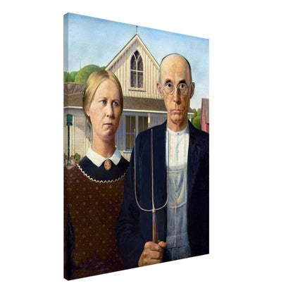 American Gothic by Grant Wood (1930) - Print Material - Master's Gaze