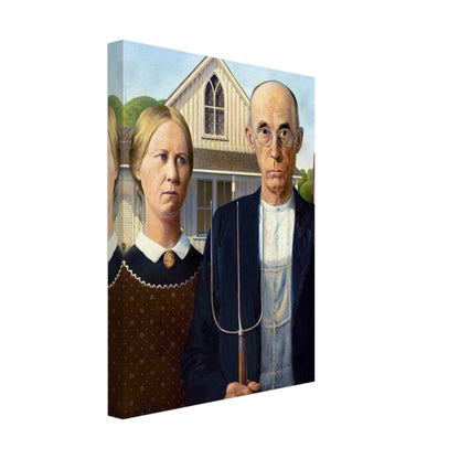 American Gothic by Grant Wood (1930) - Print Material - Master's Gaze