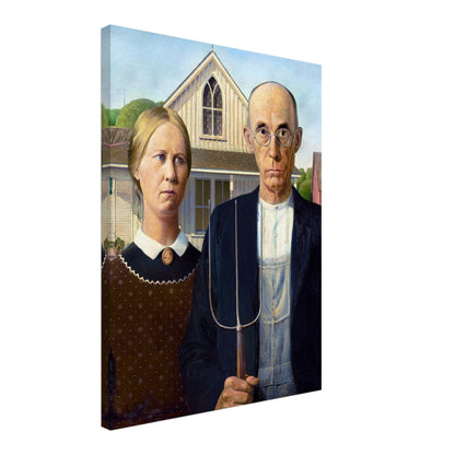 American Gothic by Grant Wood (1930) - Print Material - Master's Gaze