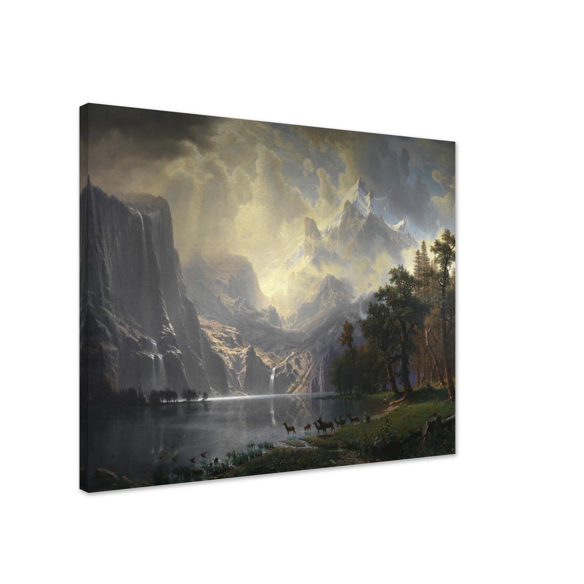 Among the Sierra Nevada, California by Albert Bierstadt - Print Material - Master's Gaze