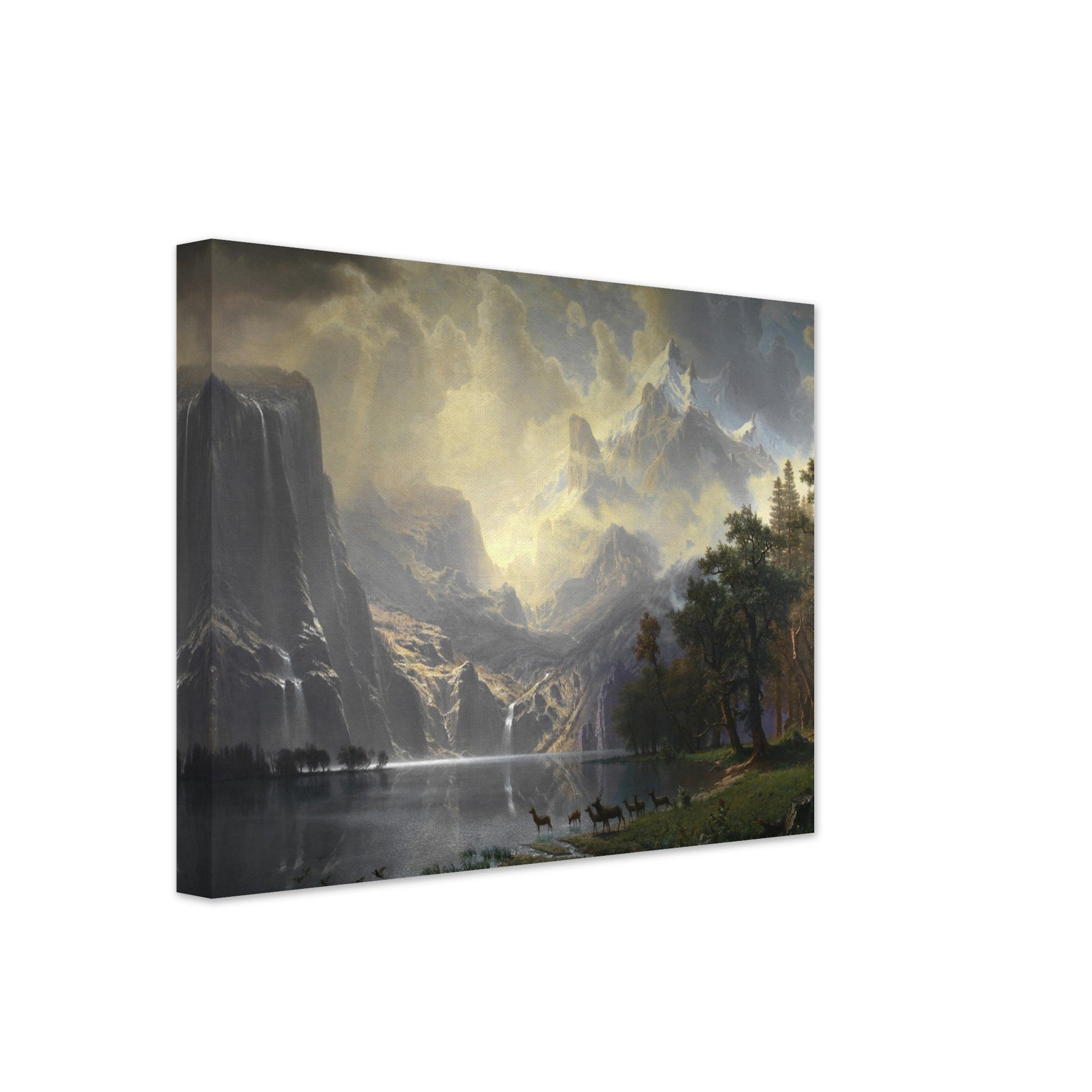 Among the Sierra Nevada, California by Albert Bierstadt - Print Material - Master's Gaze