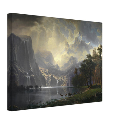 Among the Sierra Nevada, California by Albert Bierstadt - Print Material - Master's Gaze