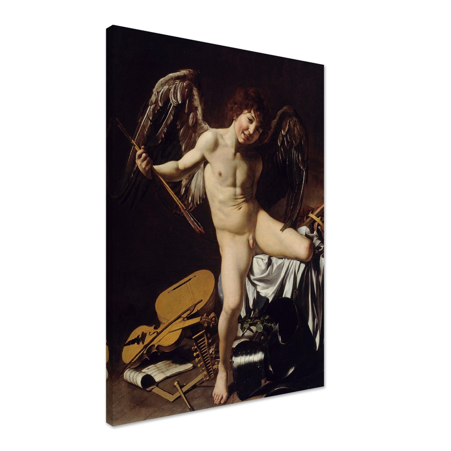 Amor Vincit Omnia (1602-1603) by Caravaggio - Print Material - Master's Gaze