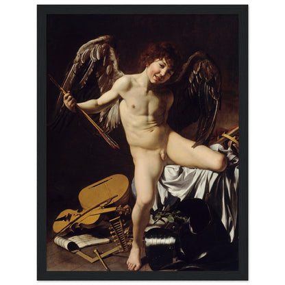 Amor Vincit Omnia (1602-1603) by Caravaggio - Print Material - Master's Gaze