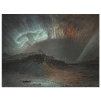 Aurora Borealis (1865) by Frederic Edwin Church - Print Material - Master's Gaze