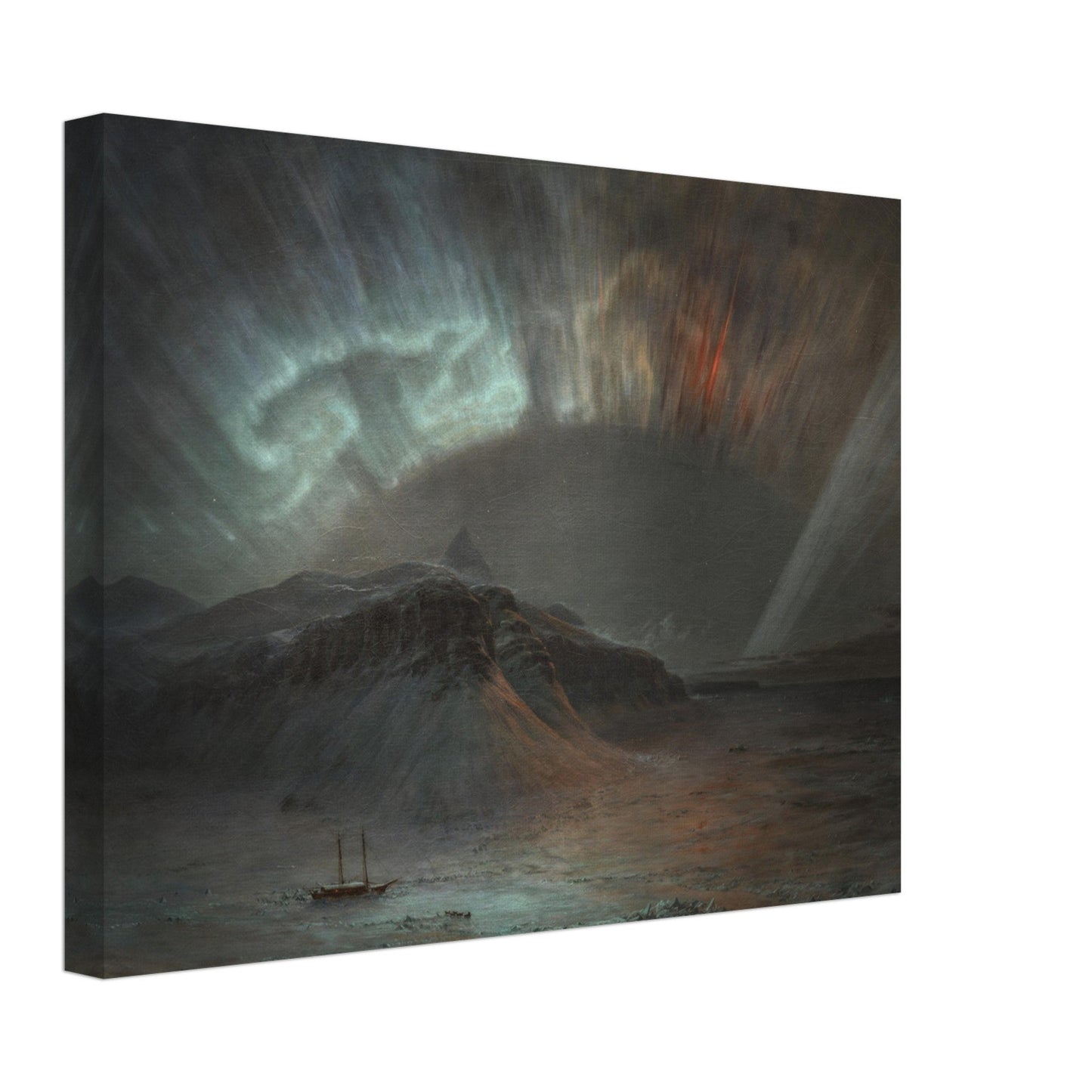 Aurora Borealis (1865) by Frederic Edwin Church - Print Material - Master's Gaze