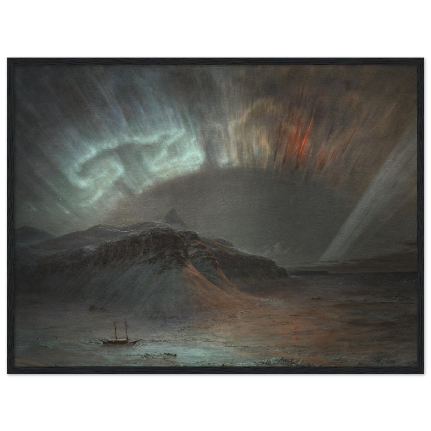 Aurora Borealis (1865) by Frederic Edwin Church - Print Material - Master's Gaze