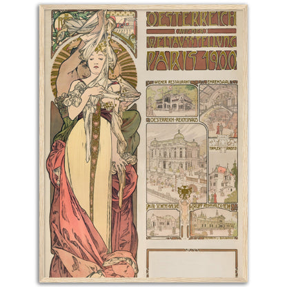 Austria at the Exposition Universelle (1899) by Alphonse Mucha - Print Material - Master's Gaze