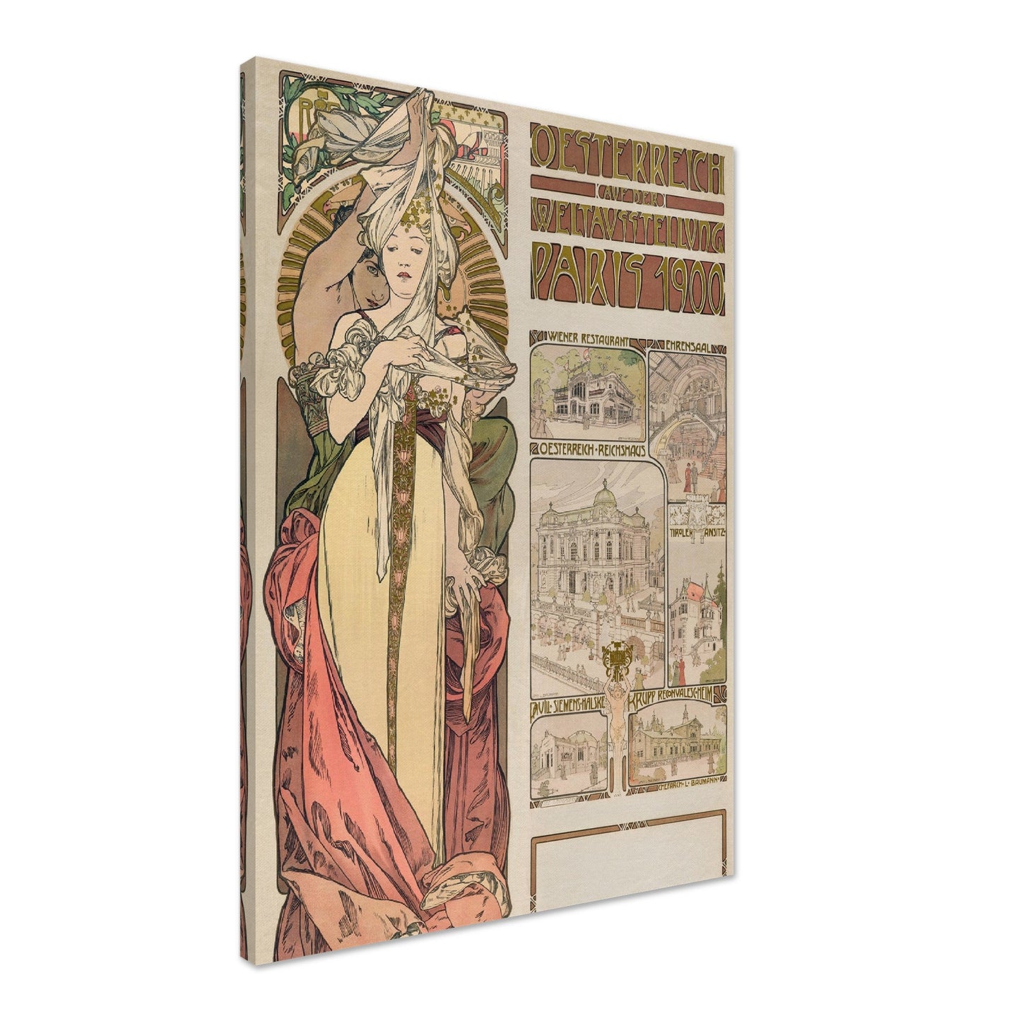 Austria at the Exposition Universelle (1899) by Alphonse Mucha - Print Material - Master's Gaze