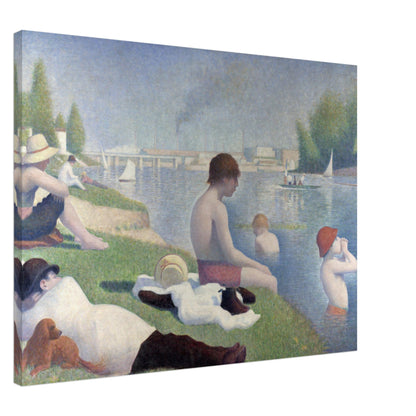 Bathers at Asnières (1884) by Georges Seurat - Print Material - Master's Gaze