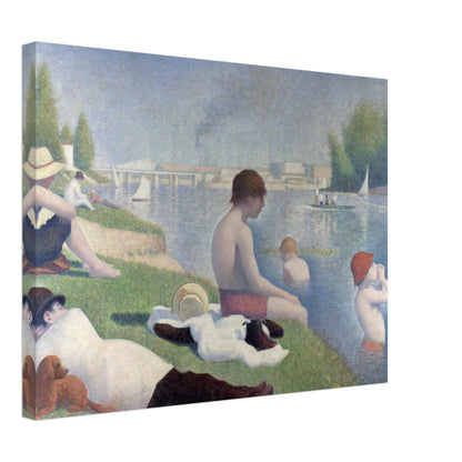 Bathers at Asnières (1884) by Georges Seurat - Print Material - Master's Gaze