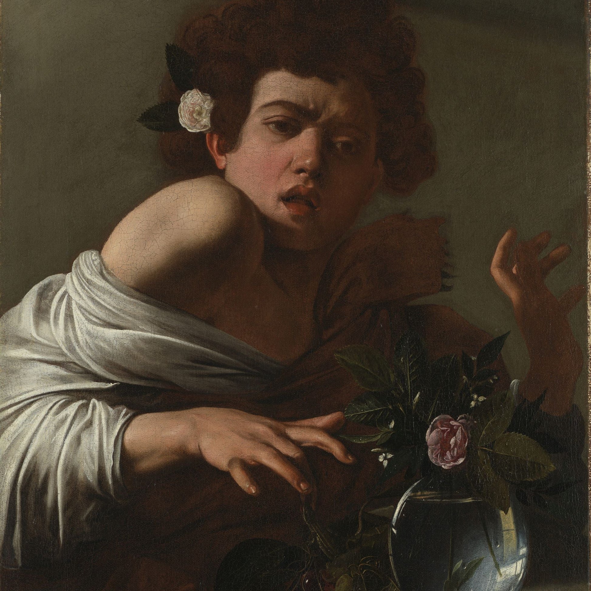 Boy Bitten by a Lizard - Caravaggio - Print Material - Master's Gaze