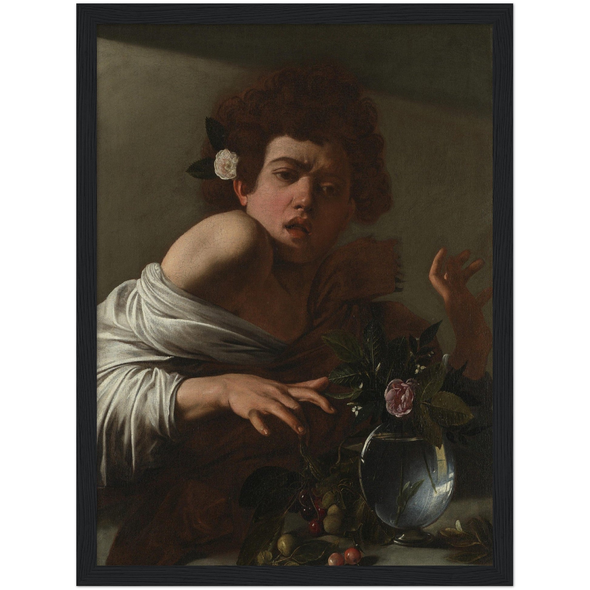 Boy Bitten by a Lizard - Caravaggio - Print Material - Master's Gaze