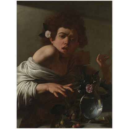 Boy Bitten by a Lizard - Caravaggio - Print Material - Master's Gaze