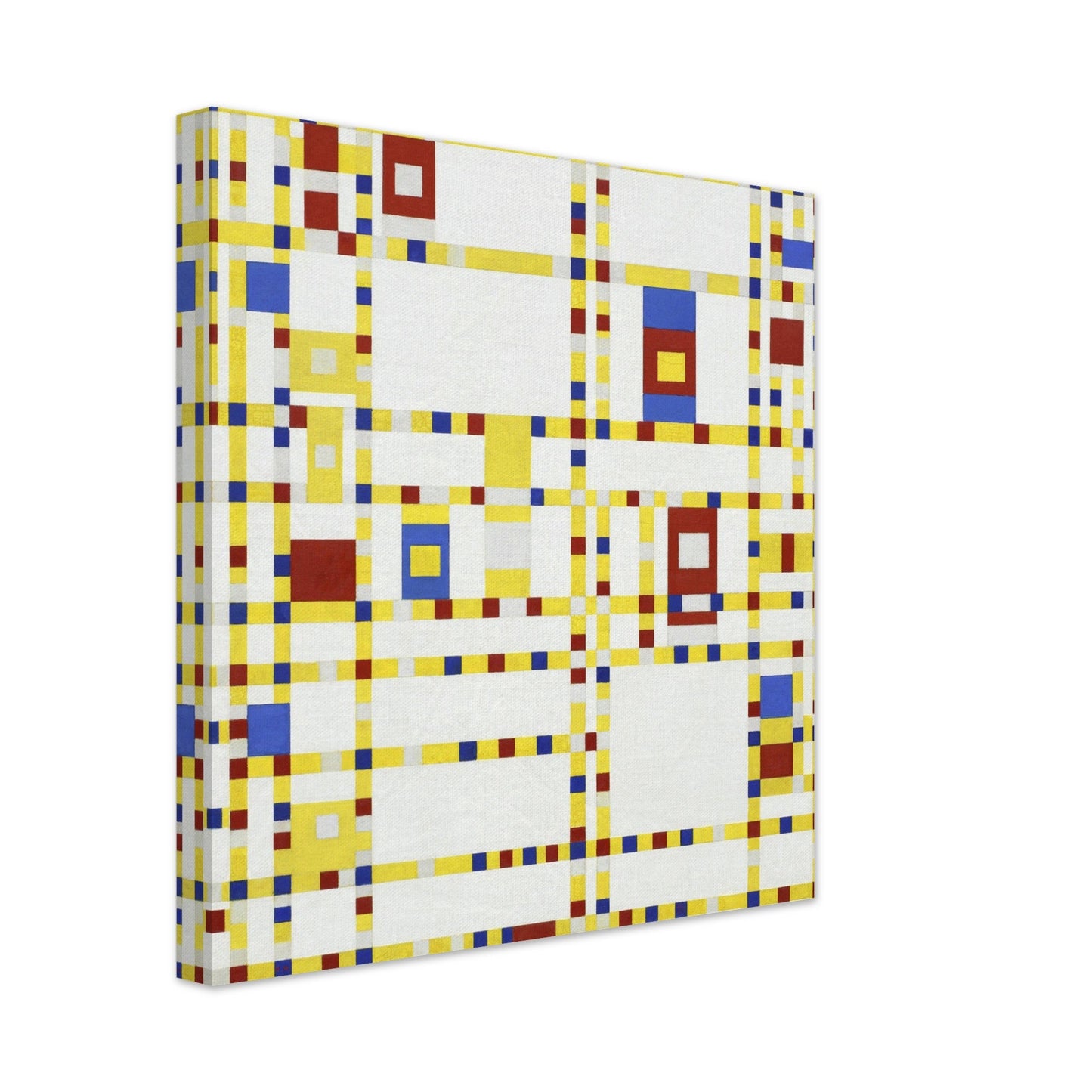 Broadway Boogie Woogie (1942–1943) by Piet Mondrian - Print Material - Master's Gaze