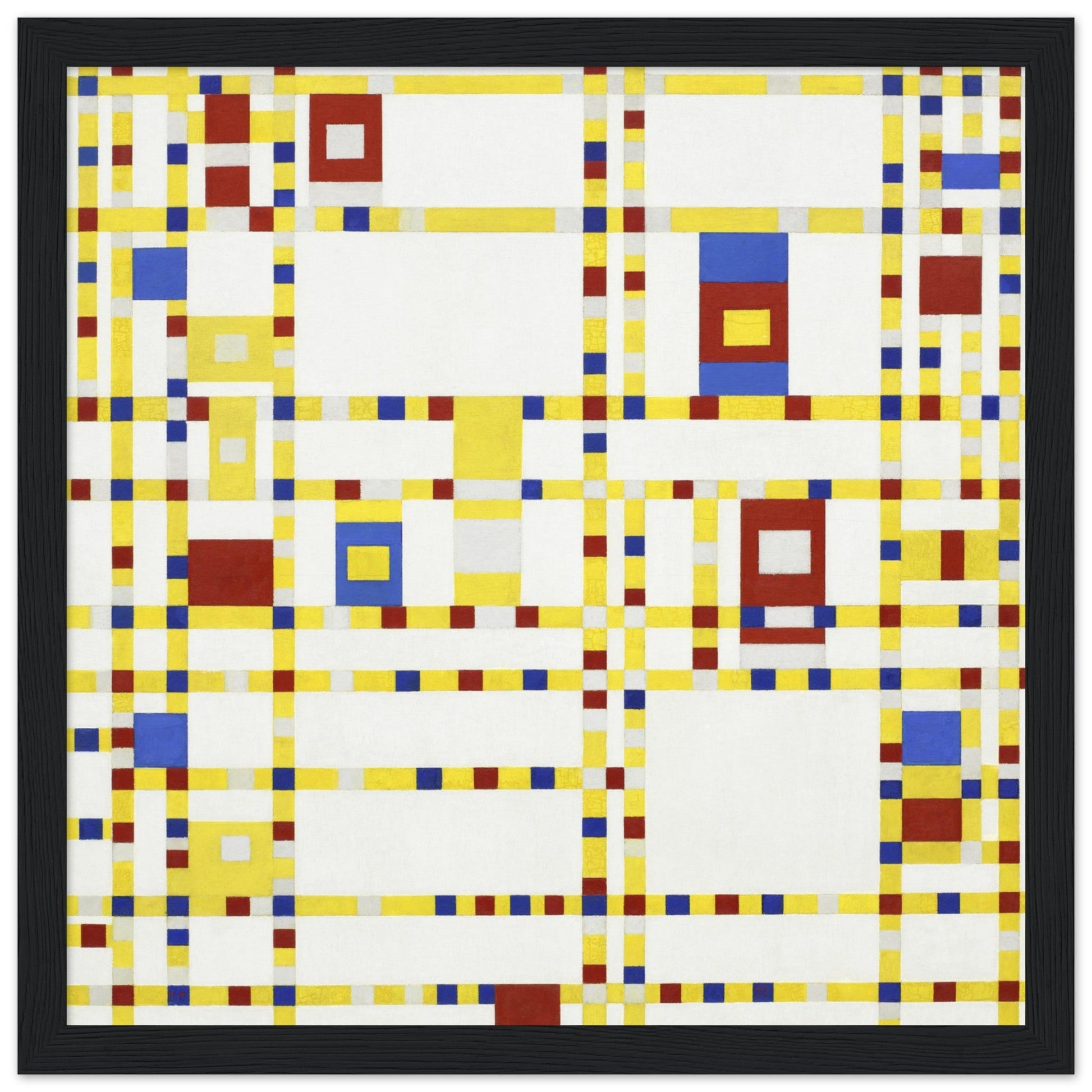 Broadway Boogie Woogie (1942–1943) by Piet Mondrian - Print Material - Master's Gaze