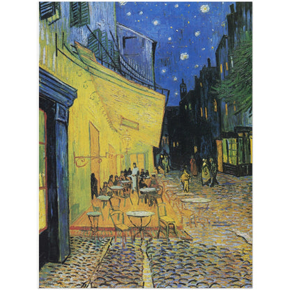 Café Terrace at Night - Vincent Van Gogh - Print Material - Master's Gaze