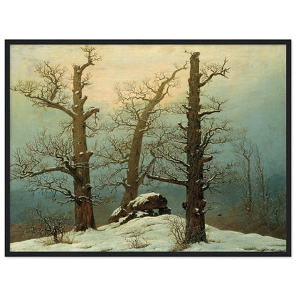 Cairn in Snow by Caspar David Friedrich - Print Material - Master's Gaze