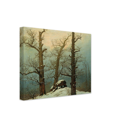 Cairn in Snow by Caspar David Friedrich - Print Material - Master's Gaze