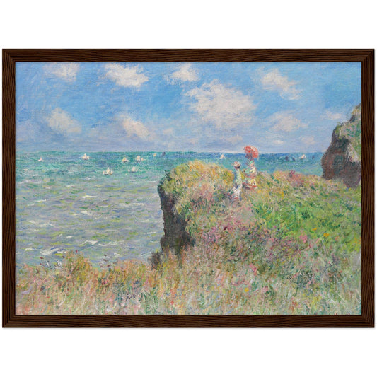 Cliff Walk at Pourville - Claude Monet - Print Material - Master's Gaze