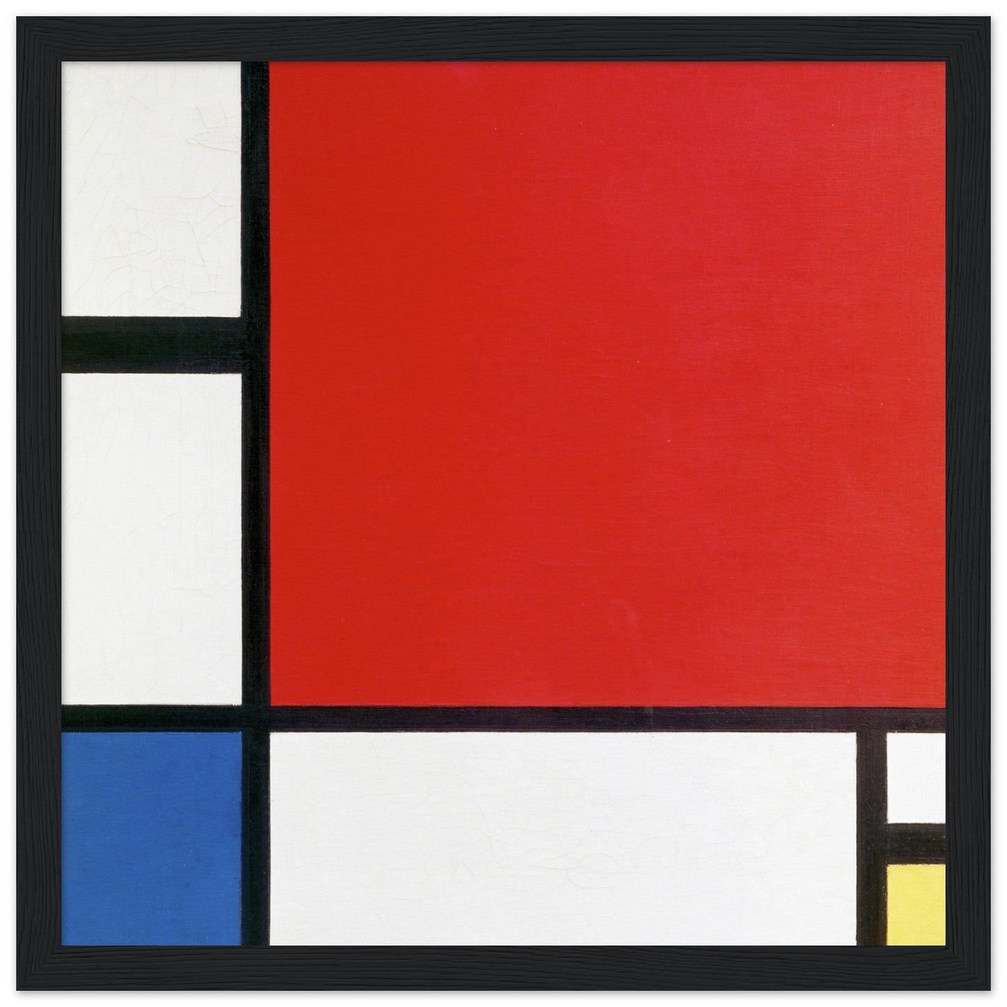 Composition II in Red, Blue and Yellow (1930) by Piet Mondrian - Print Material - Master's Gaze