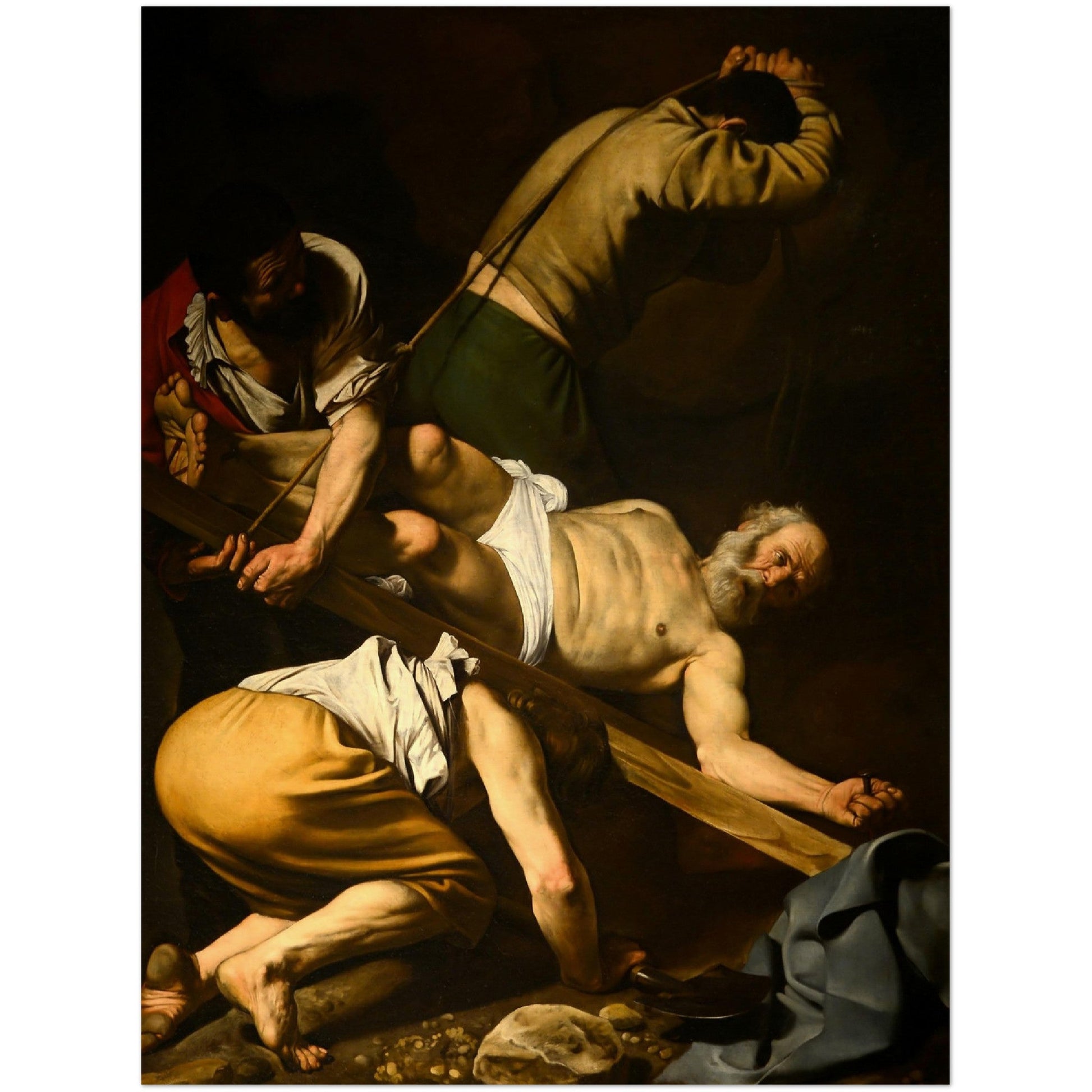 Crucifixion of St. Peter - Caravaggio - Print Material - Master's Gaze