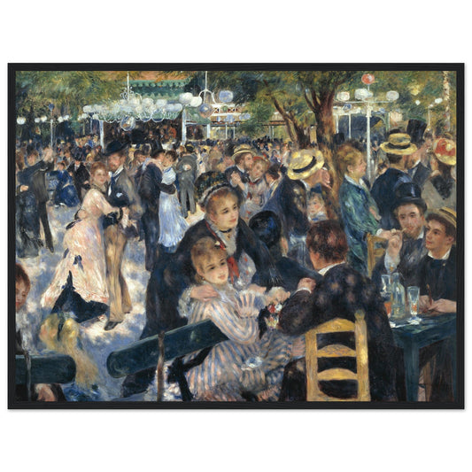 Dance at Le Moulin de la Galette (1876) by Pierre-Auguste Renoir - Print Material - Master's Gaze