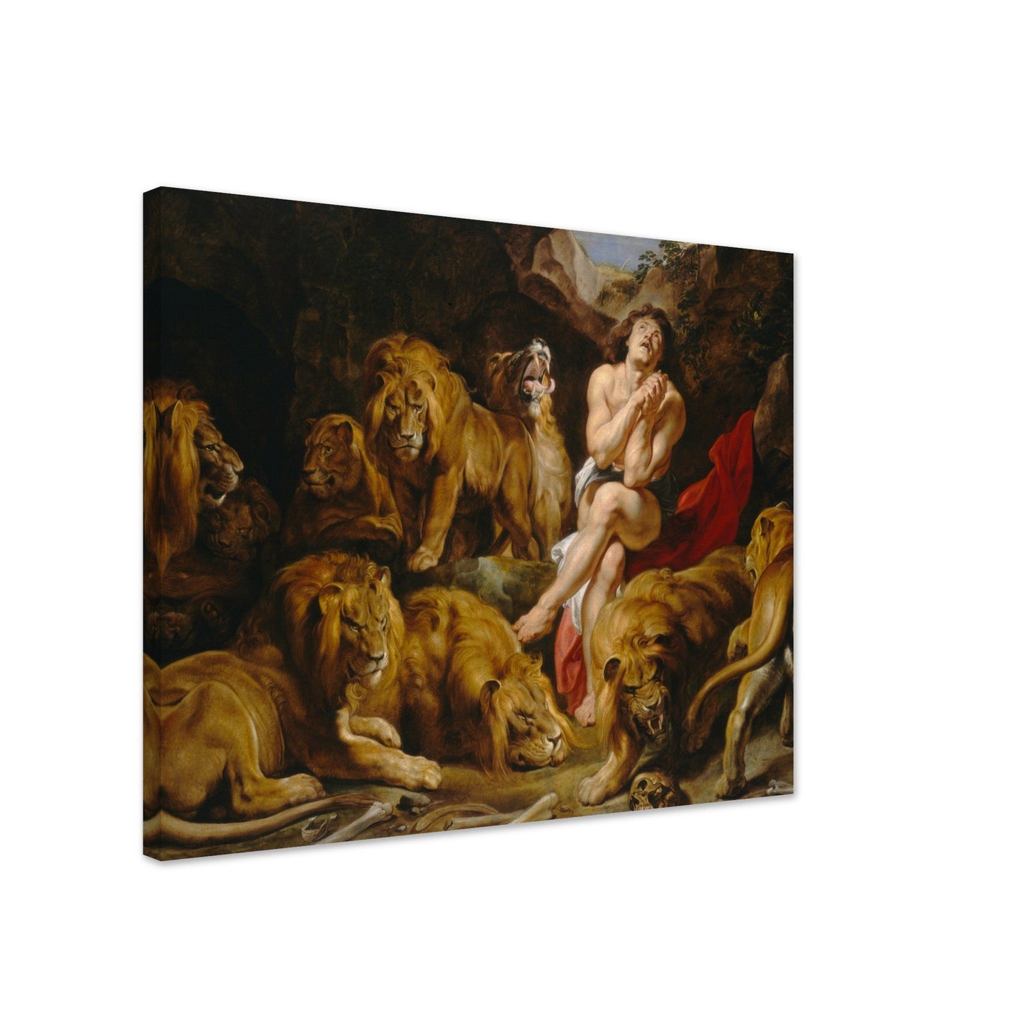 Daniel in the Lions’ Den (c. 1614-1616) by Pieter Paul Rubens - Print Material - Master's Gaze