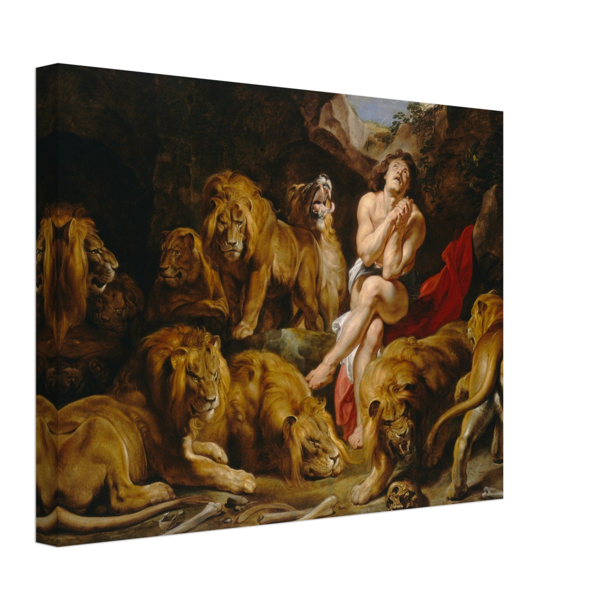 Daniel in the Lions’ Den (c. 1614-1616) by Pieter Paul Rubens - Print Material - Master's Gaze