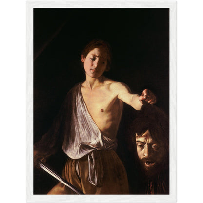 David with the head of Goliath by Caravaggio - Print Material - Master's Gaze