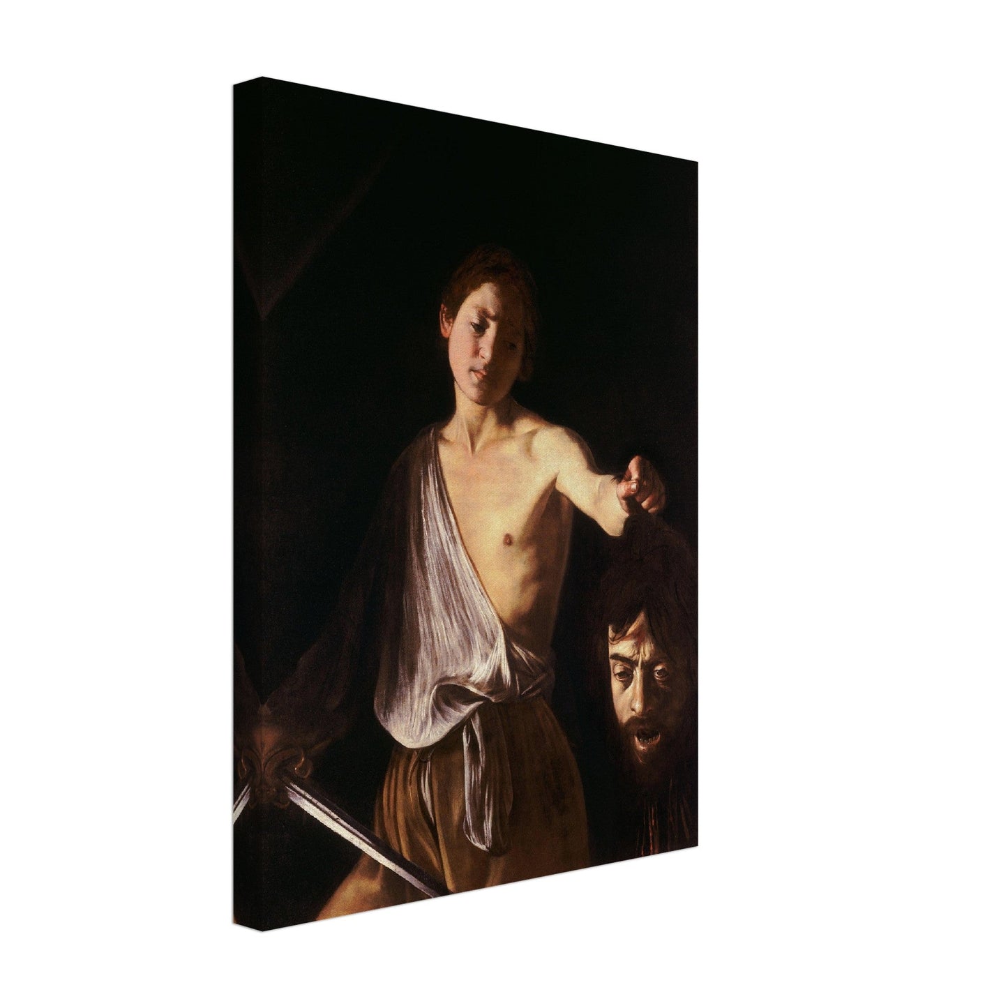 David with the head of Goliath by Caravaggio - Print Material - Master's Gaze