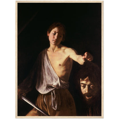 David with the head of Goliath by Caravaggio - Print Material - Master's Gaze