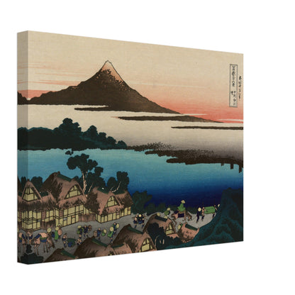 Dawn at Isawa in Kai Province by Katsushika Hokusai - Print Material - Master's Gaze