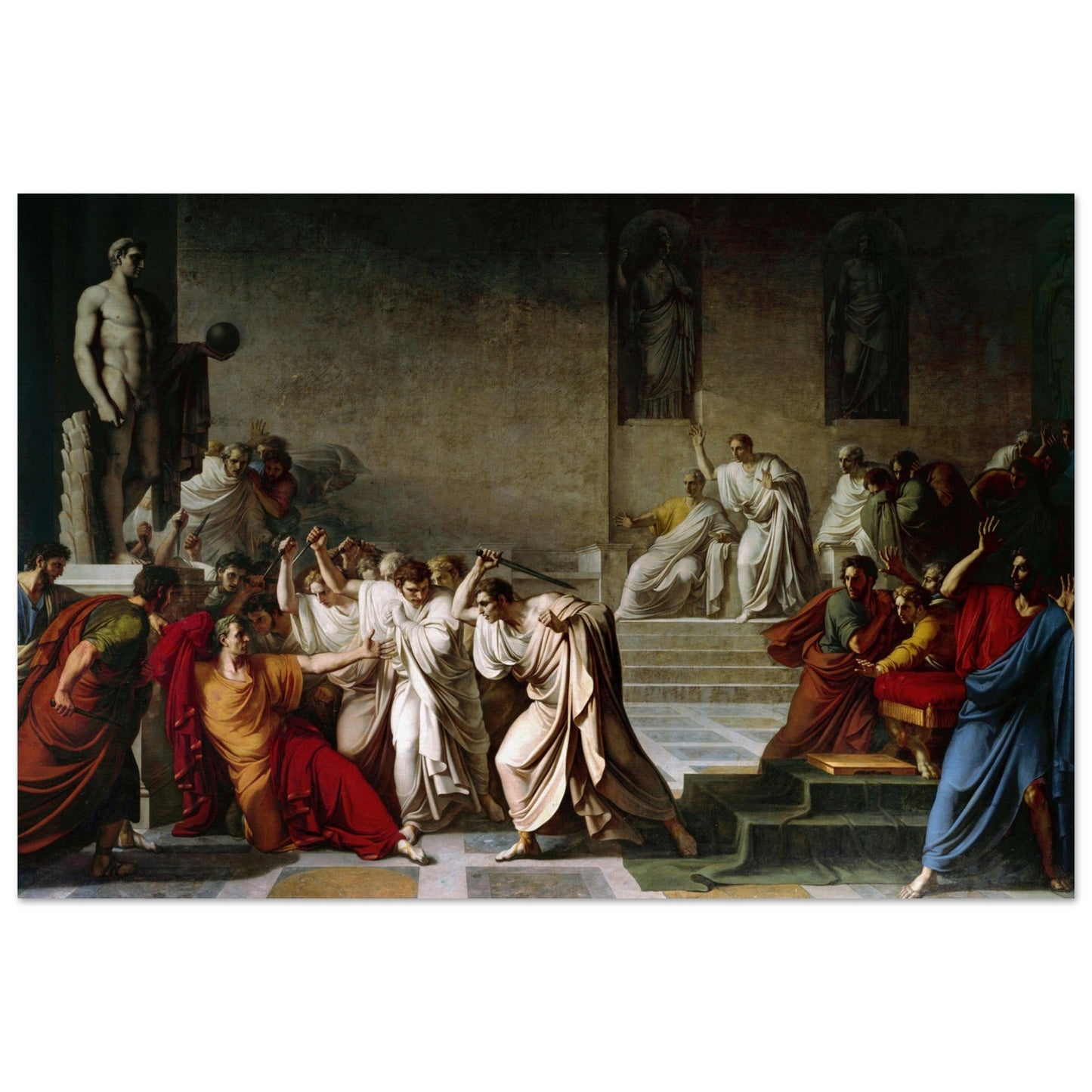 Death of Julius Caesar by Vincenzo Camuccini - Print Material - Master's Gaze