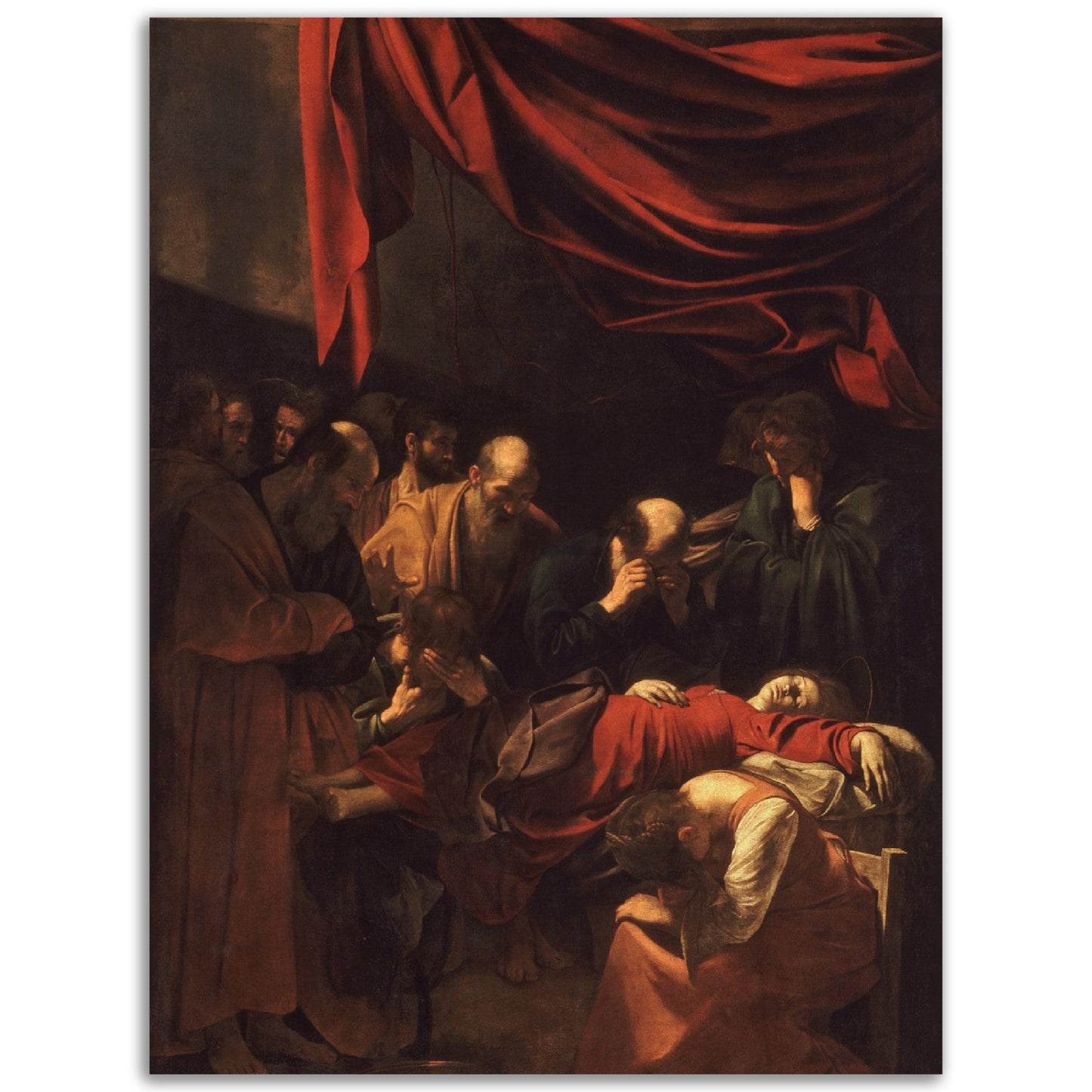 Death of the Virgin, Caravaggio - Print Material - Master's Gaze