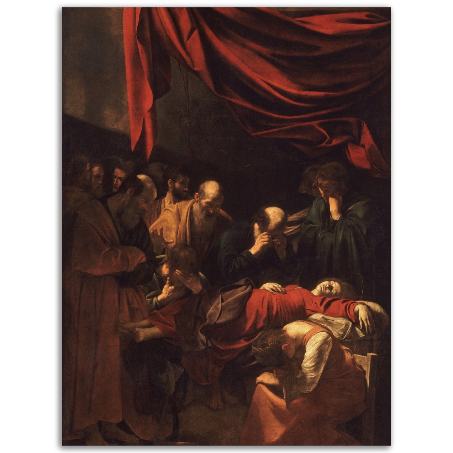 Death of the Virgin, Caravaggio - Print Material - Master's Gaze