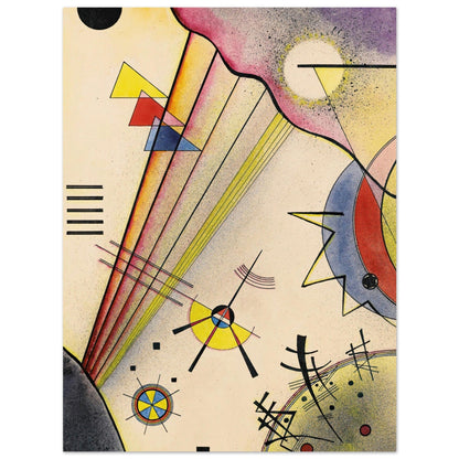 Deutliche Verbindung (Clear Connection) (1925) by Wassily Kandinsky - Print Material - Master's Gaze