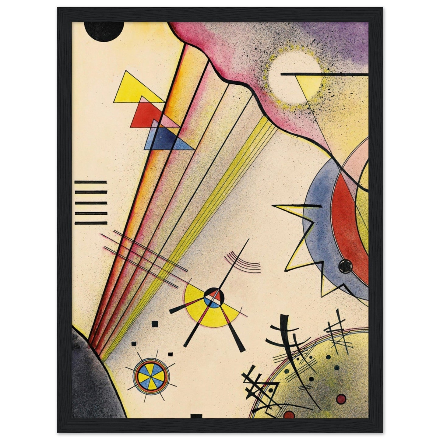 Deutliche Verbindung (Clear Connection) (1925) by Wassily Kandinsky - Print Material - Master's Gaze