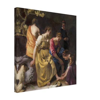 Diana and Her Nymphs (C. 1653 - 1654) by Johannes Vermeer - Print Material - Master's Gaze