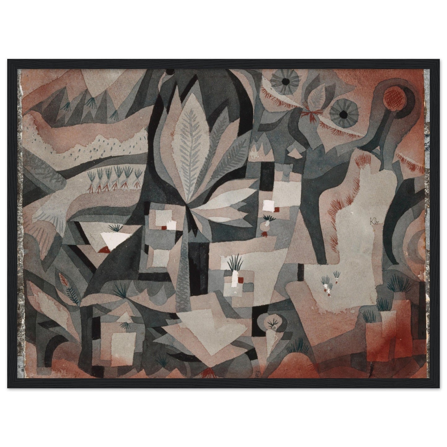 Dry-cool garden (1921) by Paul Klee - Print Material - Master's Gaze